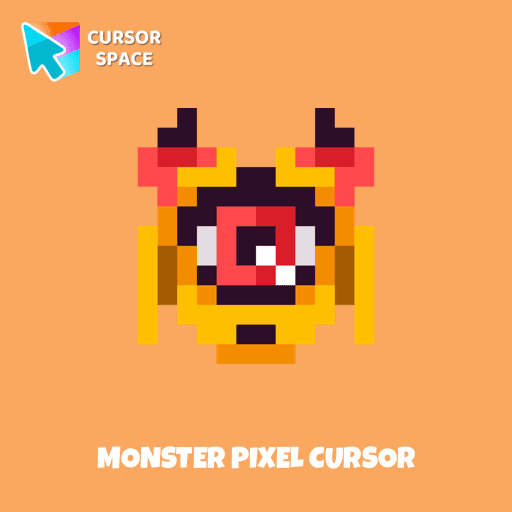 Monster Pixel cursor arrow cursor